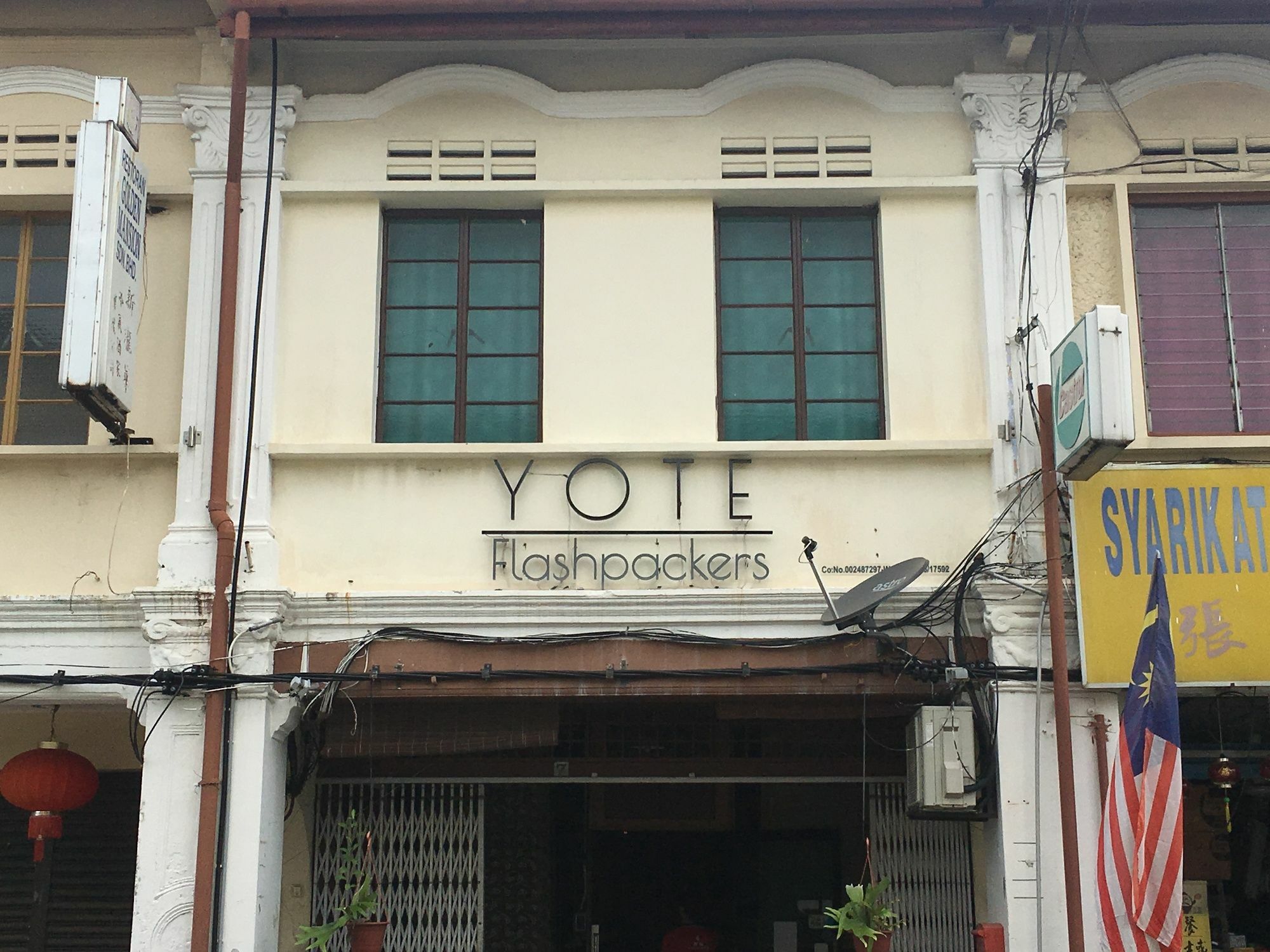 Yote Flashpackers Malacca Buitenkant foto